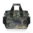 thumbnail image 7 of FORMRS Insulated Cooler Bag 24 Cans Capacity Soft Leakproof Lunch Box with Side Pockets, Green Forest Scene, 7 of 7