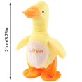 thumbnail image 2 of Talking Walking Duck Plush Toy, Repeats What You Say, Battery - Operated, For Kids, For Toddlers, For Birthday Gifts, For Party Favors, For Bedroom Decor, For Playtime, For, 2 of 7