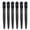Black, variant on Professional Hair Styling Clip Pack Sectioning Duckbill Clips Pack of 6 Non Slip Alligator Barber Salon Hair Grip Clamps for Cutting Perming and Dyeing Green 6.3 inches / 16.0 cm