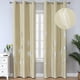 thumbnail image 1 of Cortinas Blackout Estelar Textiler con Diseño de Palmera Plateada Beige 38x244 cm, 1 of 9