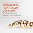 thumbnail image 6 of Garden of Life Quercetin Zinc Once Daily Immune Support Supplement with Vitamin D3 for Bone Health, Breast Health & Skin Health, Dr Formulated - Gluten Free, Non GMO, Carbon Neutral – 30 Mini Tabs, 6 of 7