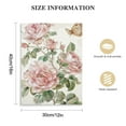 thumbnail image 2 of Vintage Rose Wall Decor Wall Decor, Rustic Pink Rose Poster, Pink Vintage Bathroom Decor, Retro Roses Pictures, Victorian Floral Paintings for Home Bedroom 12x16 in, 2 of 5