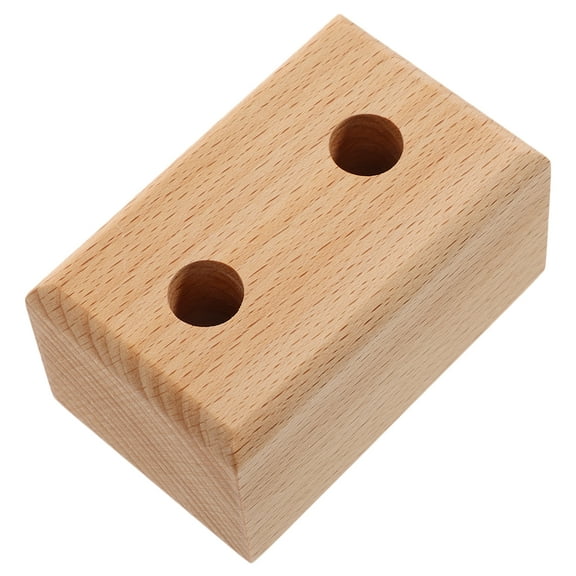 HOMEMAXS Funny Pens Magnetic Cup Holder Solid Wood Pen Holder 8.00X5.00X4.00CM