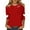 Red, variant on Lenpel Women's T-Shirts 3/4 Sleeve Crew Neck Heart Graphic Tee Tops Plus Size Valentine's Day Printed Blouses(White,X-Large)