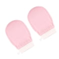 thumbnail image 2 of Yuarrent 2 uds guantes de baño guante de baño guante de masaje exfoliante toalla de frotamiento eliminación para accesorios de limpieza de baño Juegos de accesorios de baño Rosa Yuarrent HA084143-02, 2 of 6