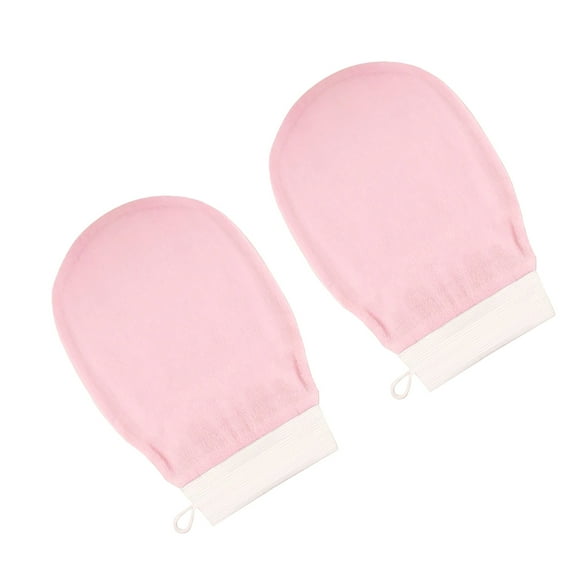 Bearachild 2 uds guantes de baño guante de baño exfoliante masaje Facial corporal toalla multicolor accesorios para la piel muerta rosa Type3 NO3