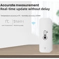 thumbnail image 5 of WiFi Temperature Humidity Sensor: Indoor Thermometer Hygrometer with App Alert, Free Data Storage Export, Smart Temperature Humidity Monitor for Home Pet Greenhouse, Compatible with Alexa, 5 of 7