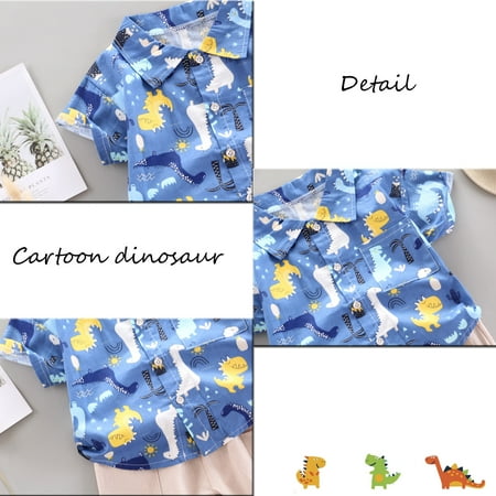 

nsendm Infant Clothes T-shirt Set Cartoon Outfits Summer Boys 14Years Tops+Shorts Baby Boys Outfits&Set Sweat Suits for Boys Childrenscostume Blue 80=S