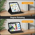 thumbnail image 4 of Fintie Case for iPad (A16) 11th Generation 11 Inch (2025), iPad 10th Generation 10.9 Inch (2022), 360 Degree Rotating Protective Stand Cover with Pencil Holder, Black, 4 of 10