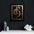 thumbnail image 5 of Nawypu Vintage Music Symbolic Art Print Music Wall Decor - Black Golden Music Notes Music Elements Musical Instrument Canvas Posters - Music Room Decor - Music Wall Art, 5 of 5