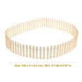 thumbnail image 7 of Spatiy 2 Sets Small Garden Wooden Fence Pickets Edgings Garden Picket Fence Decorative Fence Fencing Border Decor 5cm, 7 of 7