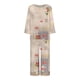 thumbnail image 5 of Puntoco Conjunto de pijama cómodo de dos piezas con cuello redondo y manga larga para mujer Puntoco Puntoco-3703, 5 of 5