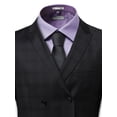 thumbnail image 6 of FashionOutfit Men's Slim Fit Contrasting Trim Cuff and Collar Shirt, 6 of 6