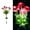 Hot Pink, variant on Gmogad Solar Peony Flower Stake Light, 7 Head LED Simulation Silk Flower Ground Insert Lamp for Garden, Solar Peony Flower Stake Light Waterproof Courtyard Decoration, Automatic Night Time Lighting