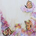 thumbnail image 2 of Herrera, Leticia 12x12 White Modern Wood Framed Museum Art Print Titled - Tres Monarchas, 2 of 4