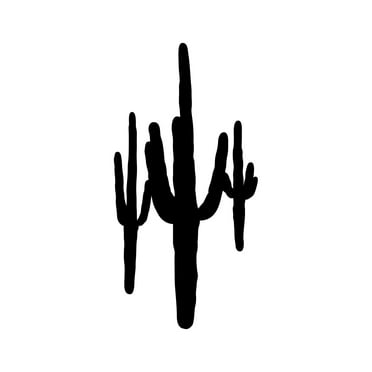Saguaro Cactus Sticker Decal Die Cut - Self Adhesive Vinyl - Weatherproof - Made in USA - Many Color and Sizes - explore camp overland off road desert wild