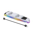 thumbnail image 1 of Para PS5 Slim Dual controlador de carga Dock RGB Dual cargador rápido para PS5 Gamepad, 1 of 8