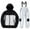 Snowsuits for Girls Boys-Z06 White, variant on Mifsaly 2 Piece Snowsuits for Girls Boys Waterproof Windproof Kids Ski Suit Thicken Warm Winter Snow Suits Teen Outdoor Skiing Snowboarding Matching Outfits Unisex 9 Years