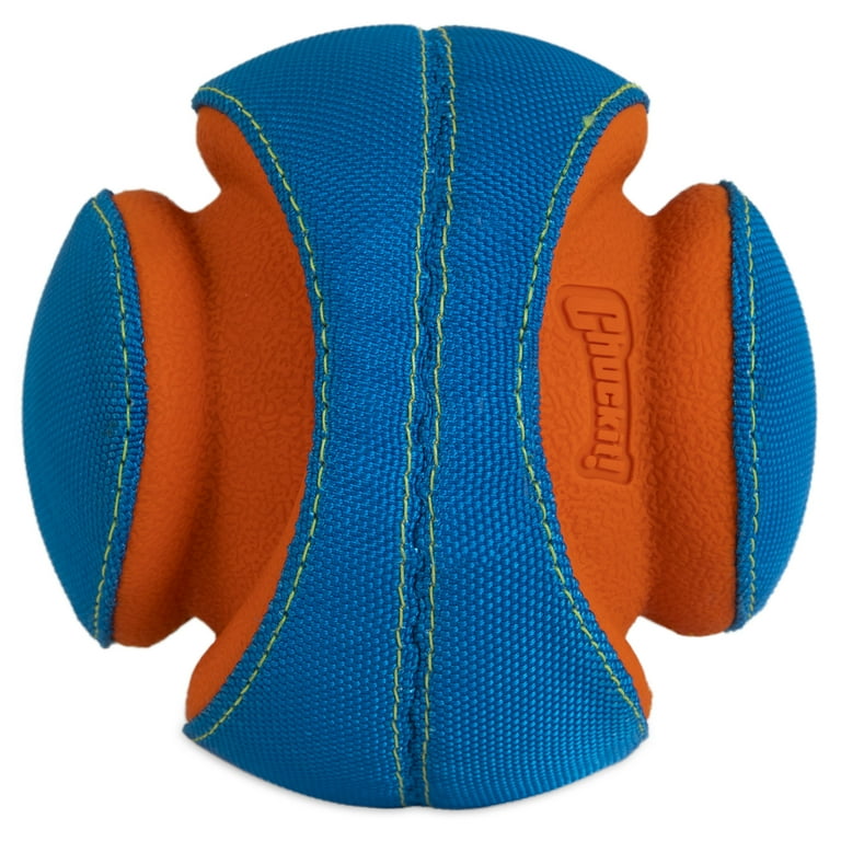 ChuckIt Kick Fetch Dog Toy Glow Ball with Giggle Sounds Small 5.5
