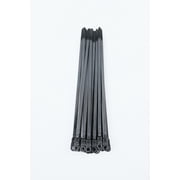 Hyper Tough 8inch Mounting Cable Tie Black 20Pcs