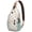 Starry, variant on Tropical Summer Sling Backpack with Jungle Leaves, Hawaiian Floral Pattern, Exotic Palm Leaf and Vibrant Botanical Aesthetic for Outdoor Travel