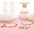 thumbnail image 2 of Uxcell 2000-Pack Cuentas de Semilla de Vidrio, 2x1.4mm/0.08x0.06 Pulgadas Mini Cuentas de Bugle de Vidrio para DIY Aretes/ Collares/Pulseras/ Fabricación de Joyería [Naranja], 2 of 6