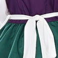 thumbnail image 5 of Mercatoo German Dirndl Dress for Girls Traditional Be𝐞r Apron Dress Milkmaid Barmaid 𝗢ktoberfest 𝐂ostume Outfit 4pcs Set, 5 of 6