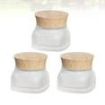 thumbnail image 3 of Raindrops  3 Pcs Cosmetic Containers with Lids Bathroom Bottles Cream Holder, 3 of 8