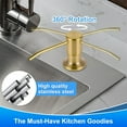 thumbnail image 5 of Durable Countertop Mount Dispenser, Stainless Steel Pump for Kitchen, Bathroom & Laundry Room, Transparent Plastic Bottle for Easy Content Identification, 5 of 5