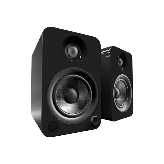 Kanto YU4GB 70W (RMS Power) Powered Speakers with Bluetooth and Phono Preamp GLOSS BLACK