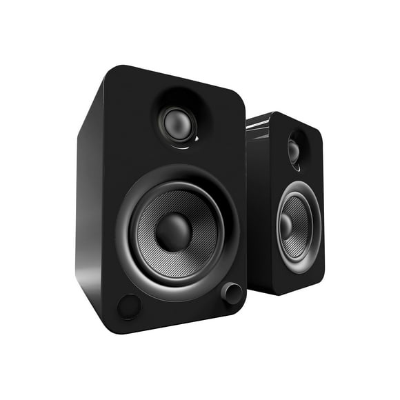 Kanto YU4 - Speakers - bookshelf - wireless - Bluetooth - 140 Watt (total) - 2-way - gloss black