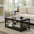 thumbnail image 4 of Convenience Concepts Town Square Coffee Table with Shelf, Espresso, 4 of 4