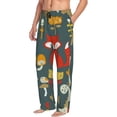 thumbnail image 2 of Daiia Cute Animal Forest Men's Sleep Pant with Pockets and Drawstring,Pajama Pants-XX-Large, 2 of 9