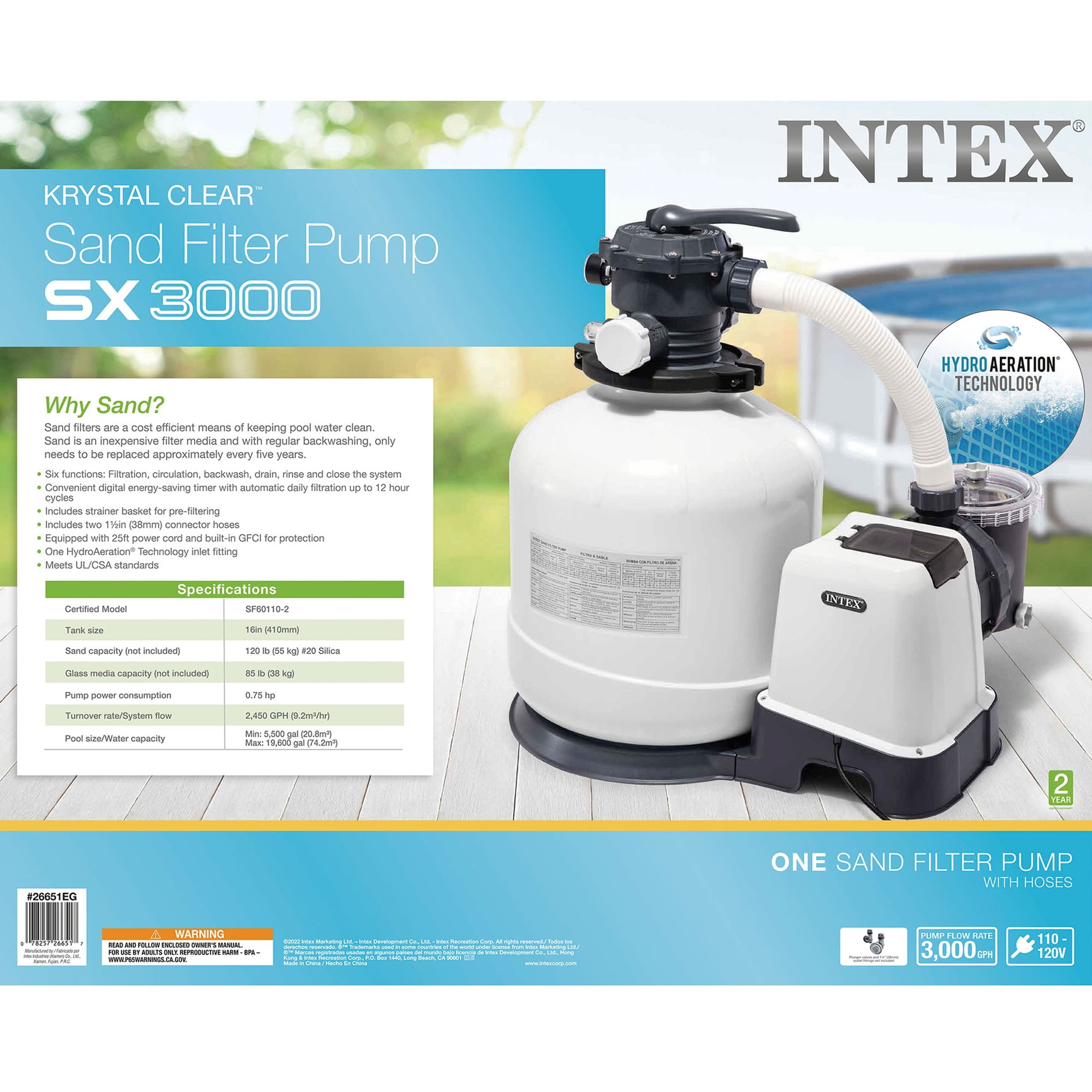 Intex ZX100 Automatic Pressure Side Pool Cleaner with Pool