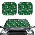 thumbnail image 2 of Wukai St Patrick's Day9 Car Front Windshield Sun Shade,Sun Visor Shield Block Automotive Interior Protector Blocks UV Rays-Medium, 2 of 6