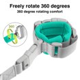 thumbnail image 6 of sixwipe 2 in 1 Toddler Leash, Anti Lost Wrist Link for Kids, Safety Harness with Lock for Child, Toddler Harness, Child Leashes for Toddlers, Not Easy to Open Without Key(Green), 6 of 7