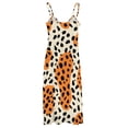 thumbnail image 5 of Leopard Print Pattern Sleeveless Dress Women's Luxury Party Dress Birthday Dresses for Women, 5 of 7
