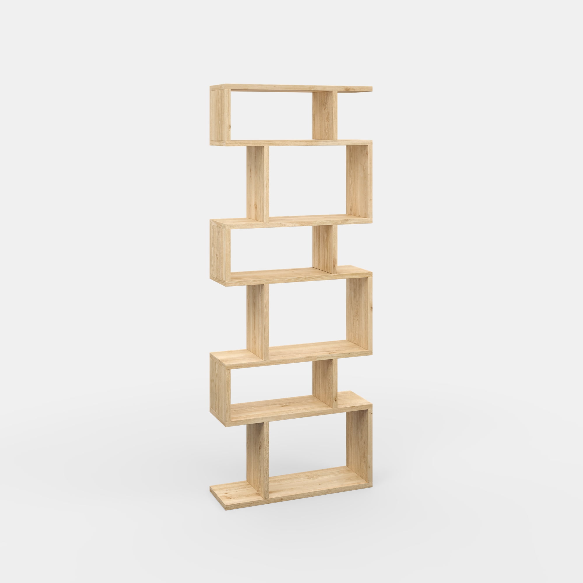 Ada Home Decor Bates Multiple Tier Bookcase, Oak