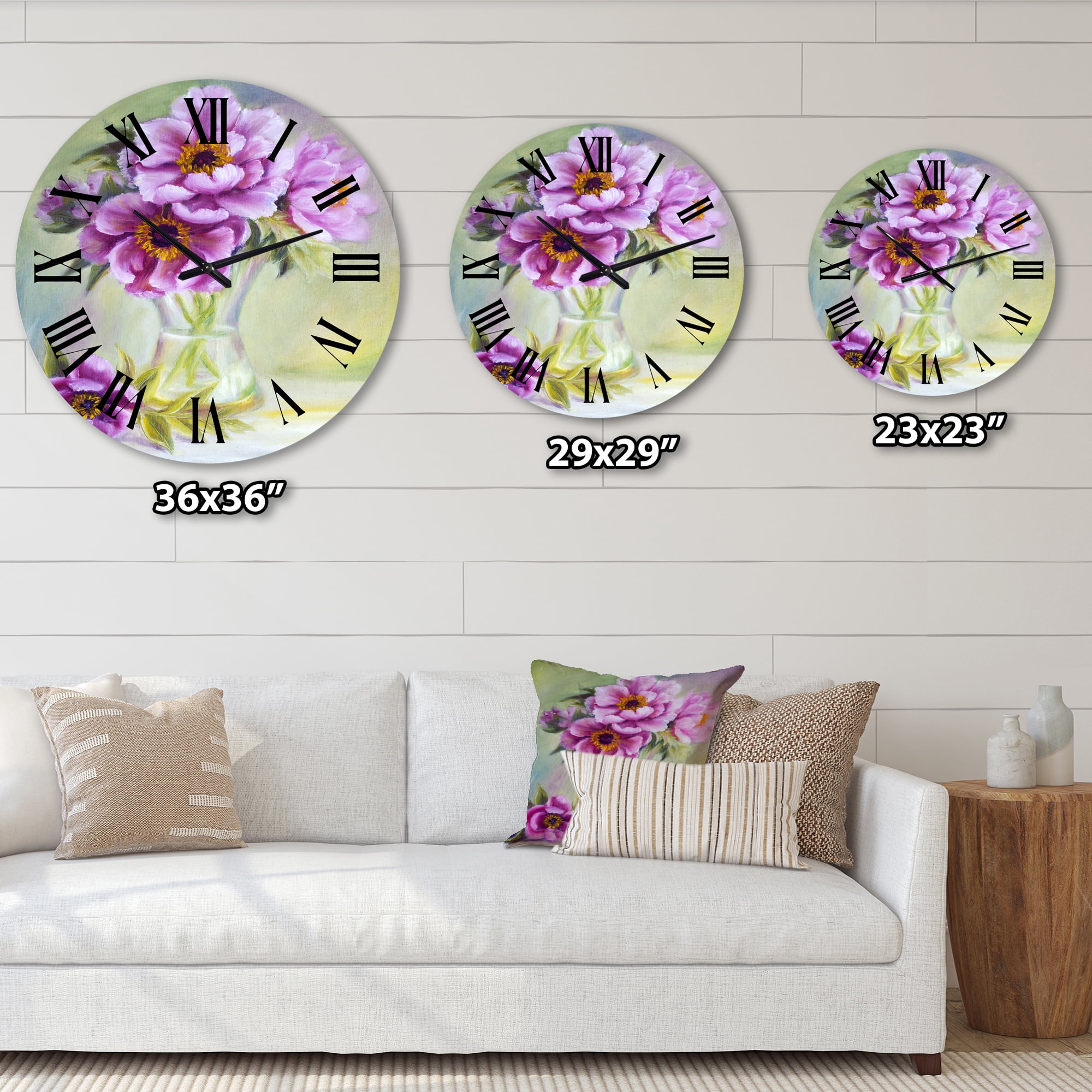 Designart 1 in Quartz Traditional Wall Clock