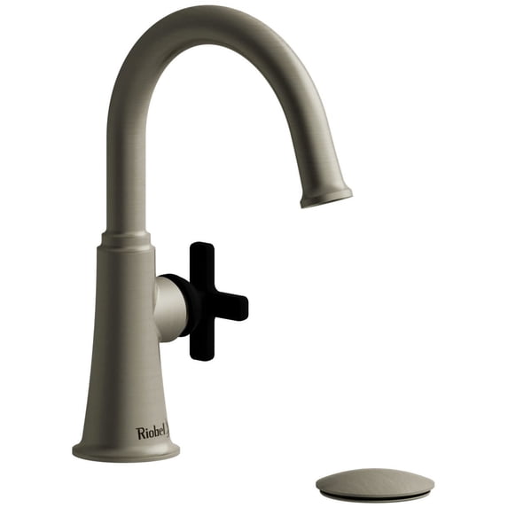 Riobel Mmrds01x Momenti 1.2 GPM Single Hole Bathroom Faucet - Black