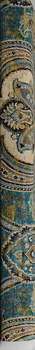 Waverly Inspirations 45" 100% Cotton Printed Sewing & Craft Fabric By the Yard, Teal