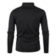 thumbnail image 3 of pstuiky hombres de manga larga, Suéter de manga larga con cuello alto y cremallera de color liso para hombre Tops casuales para hombres m, 3 of 4