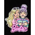 thumbnail image 4 of Barbie Toddler Girls Outfit Set Barbie and Friends Applique Graphic Hoodie Flare Pants Velour 2 Piece Kids Clothes 2T-9Y, 4 of 10