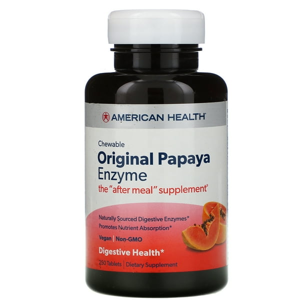 AMERICAN HEALTH Original Papaya Enzyme 250 TAB
