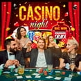 thumbnail image 4 of Casino Party Backdrop - 71" x 43" Casino Theme Background/Casino Theme Party Backdrop for Casino Party Decorations & Las Vegas Party Decorations, 4 of 7
