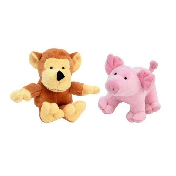 Multipet International 784369573107 5 in. Multipet Pet Envy Puppy Buddies Assorted Dog Toy