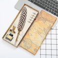 thumbnail image 3 of Durable Feather Dip Pen Set Functional Writing Tool for Various Occasion, 3 of 21