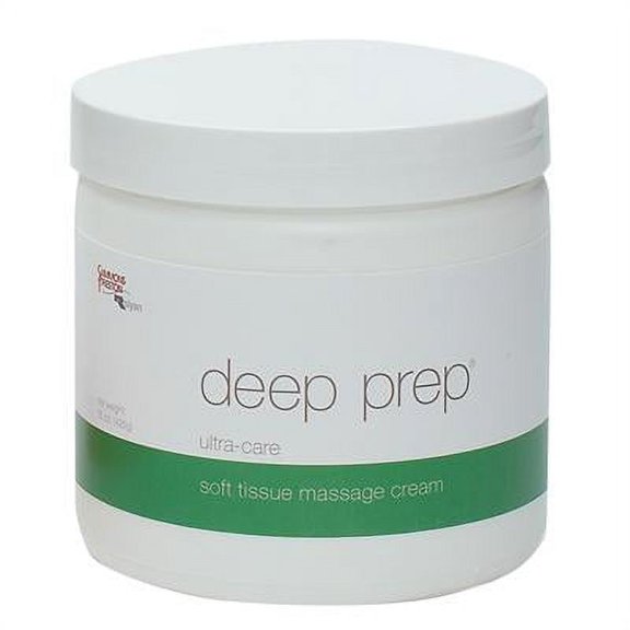 Deep Prep Ultra-Care tissue massage cream, 15 ounce jar