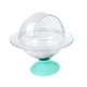 thumbnail image 1 of Baño de arena para hámster, transparente, extraíble, para animales pequeños, con base de succión Verde, 1 of 9