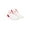 White/Red, variant on Crosshatch Mens Smitlay MVE Sneakers